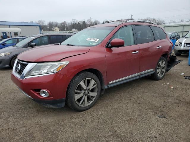 5N1AR2MM6EC656868 - 2014 NISSAN PATHFINDER S RED photo 1