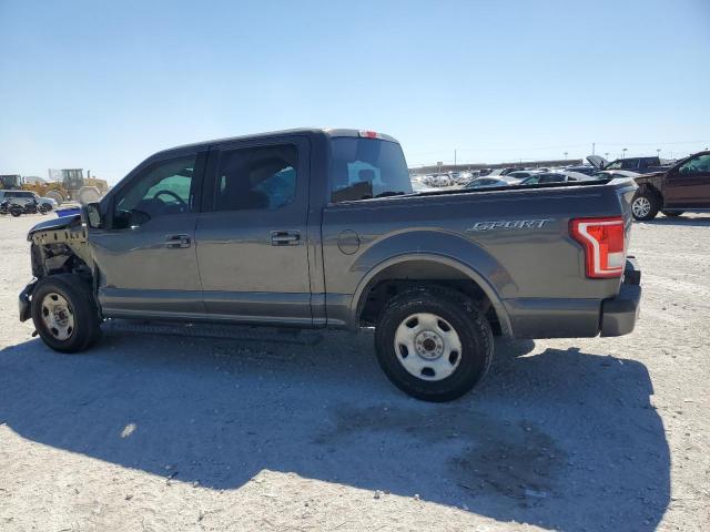 1FTEW1CF7FKD65542 - 2015 FORD F150 SUPERCREW GRAY photo 2