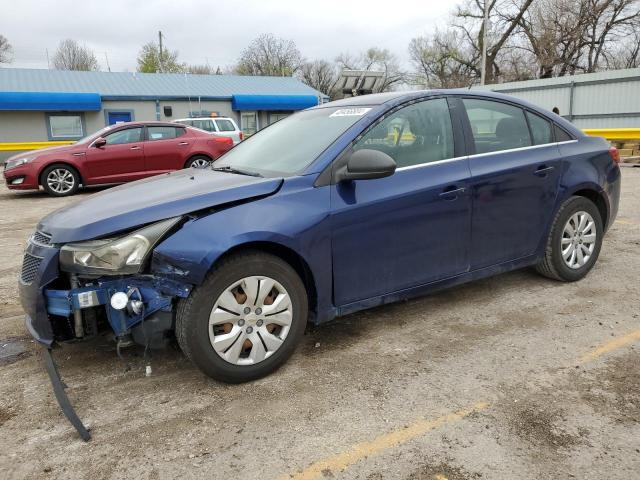 1G1PC5SH8C7179348 - 2012 CHEVROLET CRUZE LS BLUE photo 1