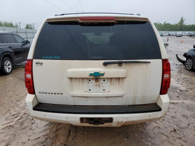 1GNSCJE06ER231526 - 2014 CHEVROLET SUBURBAN C1500 LT WHITE photo 6