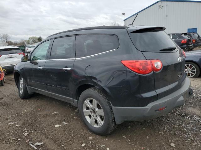 1GNKRJED9CJ371776 - 2012 CHEVROLET TRAVERSE LT BLACK photo 2