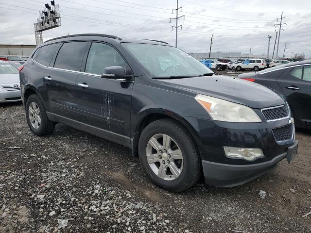 1GNKRJED9CJ371776 - 2012 CHEVROLET TRAVERSE LT BLACK photo 4