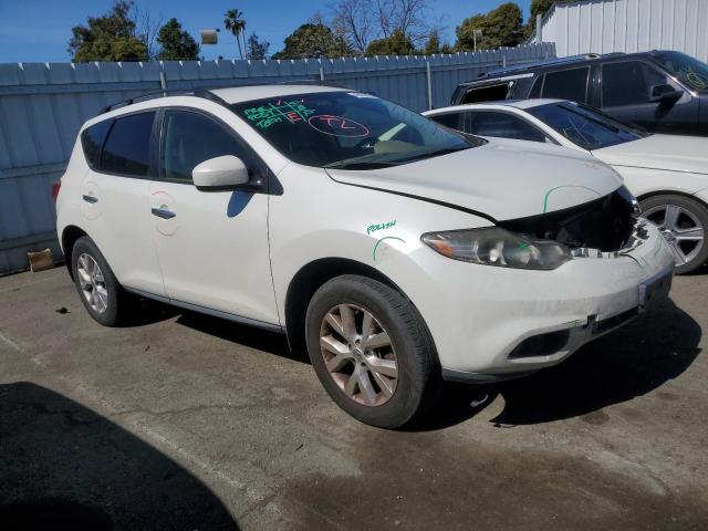 JN8AZ1MU6DW209280 - 2013 NISSAN MURANO S WHITE photo 4