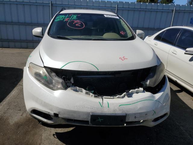 JN8AZ1MU6DW209280 - 2013 NISSAN MURANO S WHITE photo 5