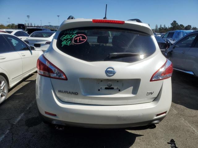 JN8AZ1MU6DW209280 - 2013 NISSAN MURANO S WHITE photo 6