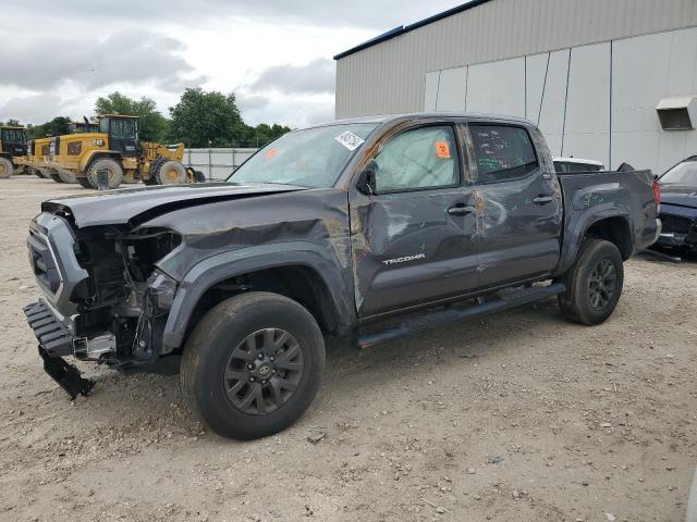 5TFAZ5CN4MX107676 - 2021 TOYOTA TACOMA DOUBLE CAB GRAY photo 1