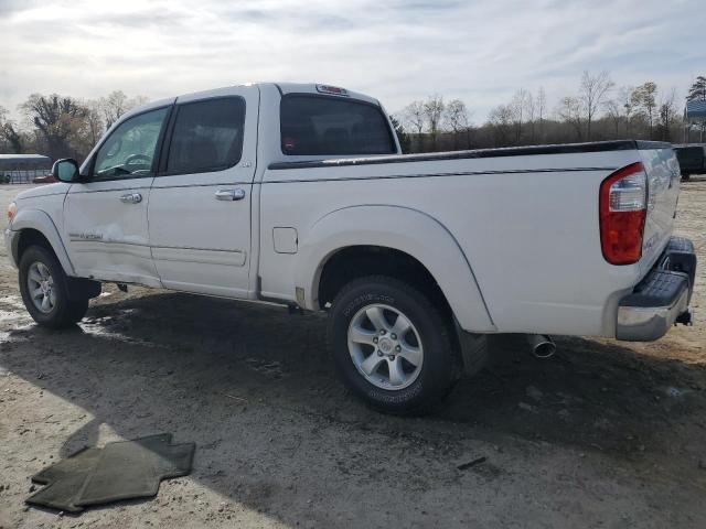 5TBET34156S507735 - 2006 TOYOTA TUNDRA DOUBLE CAB SR5 WHITE photo 2