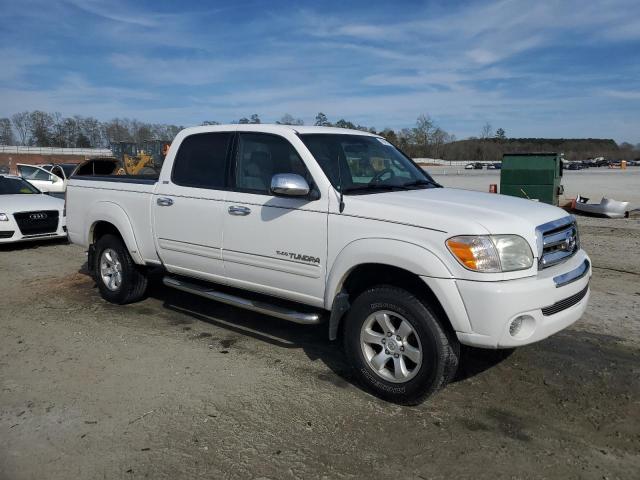 5TBET34156S507735 - 2006 TOYOTA TUNDRA DOUBLE CAB SR5 WHITE photo 4