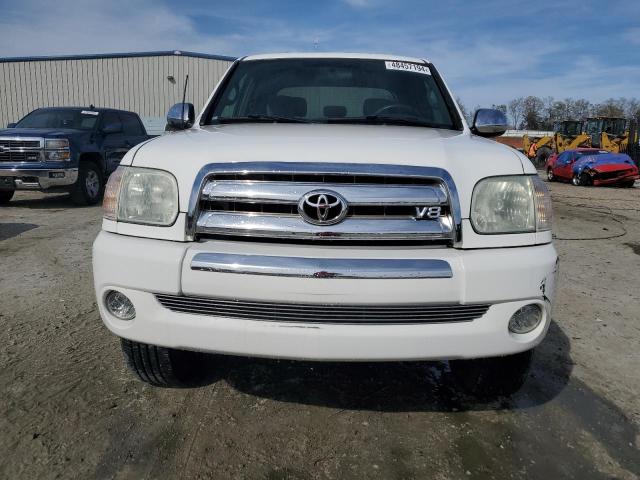 5TBET34156S507735 - 2006 TOYOTA TUNDRA DOUBLE CAB SR5 WHITE photo 5