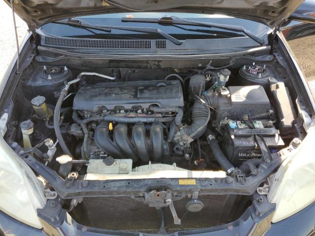 2T1KR32E24C230501 - 2004 TOYOTA COROLLA MA XR BLACK photo 11