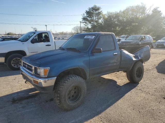 4TARN01P1RZ263493 - 1994 TOYOTA PICKUP 1/2 TON SHORT WHEELBASE DX BLUE photo 1