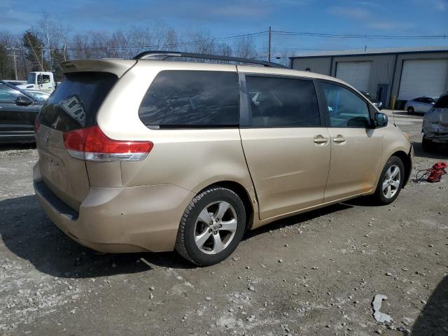 5TDKK3DC2BS083794 - 2011 TOYOTA SIENNA LE GOLD photo 3