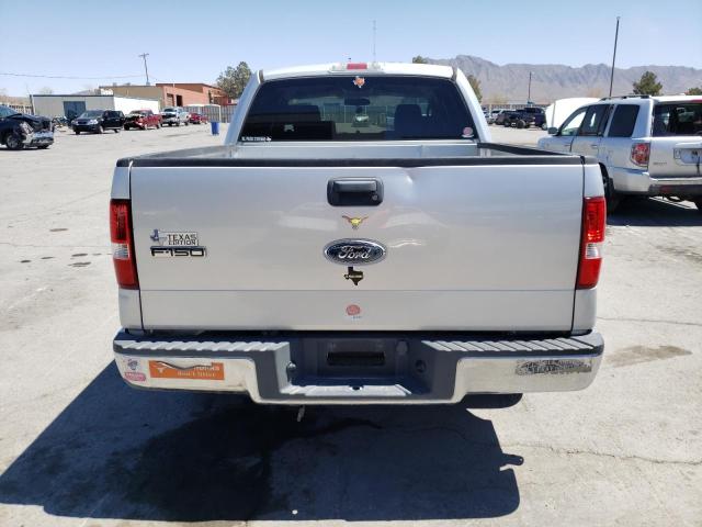 1FTRW12W58FC17078 - 2008 FORD F150 SUPERCREW SILVER photo 6