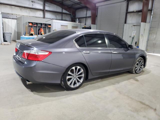 1HGCR2F55EA257109 - 2014 HONDA ACCORD SPORT GRAY photo 3