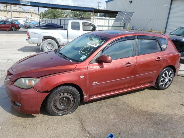 JM1BK343581130841 - 2008 MAZDA 3 HATCHBACK RED photo 1