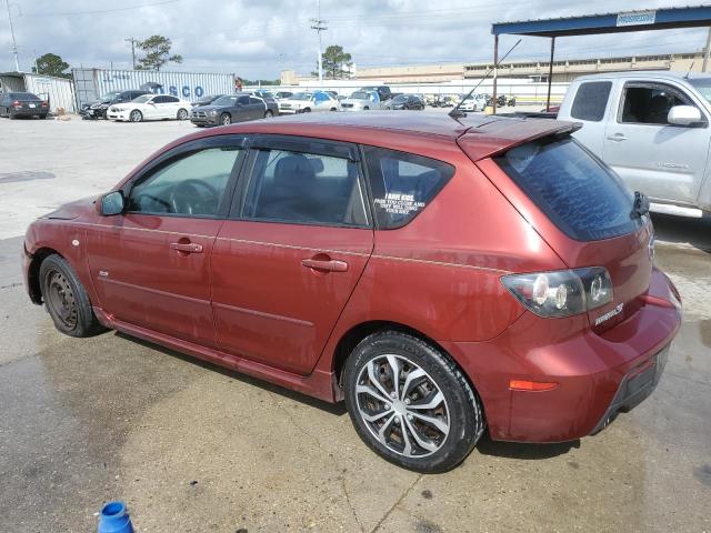 JM1BK343581130841 - 2008 MAZDA 3 HATCHBACK RED photo 2