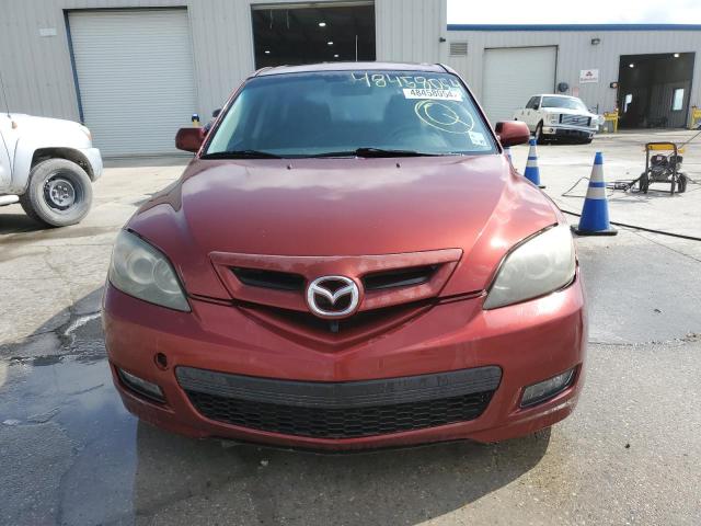 JM1BK343581130841 - 2008 MAZDA 3 HATCHBACK RED photo 5