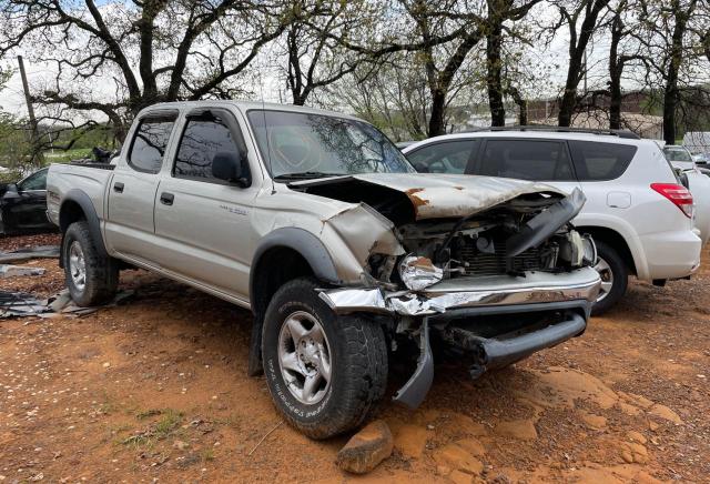 5TEHN72N94Z360749 - 2004 TOYOTA TACOMA DOUBLE CAB SILVER photo 1