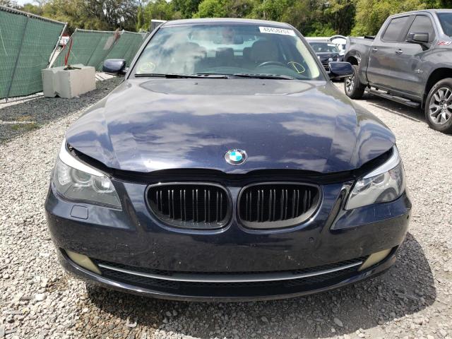 WBANU53518C110528 - 2008 BMW 528 I BLUE photo 5