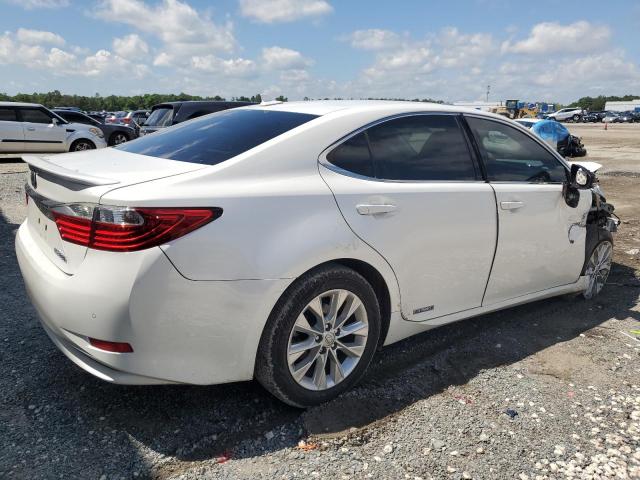 JTHBW1GGXE2060815 - 2014 LEXUS ES 300H WHITE photo 3