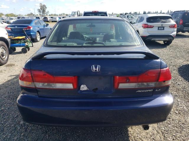 3HGCG66591G712052 - 2001 HONDA ACCORD LX BLUE photo 6