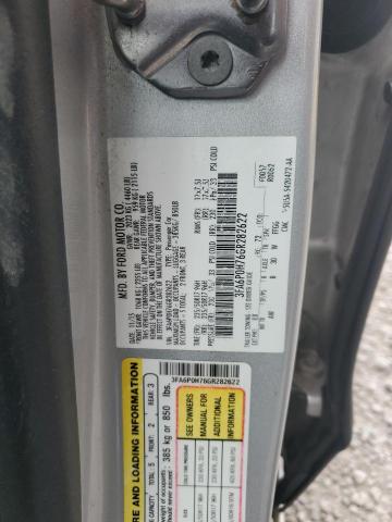 3FA6P0H76GR282622 - 2016 FORD FUSION SE SILVER photo 13