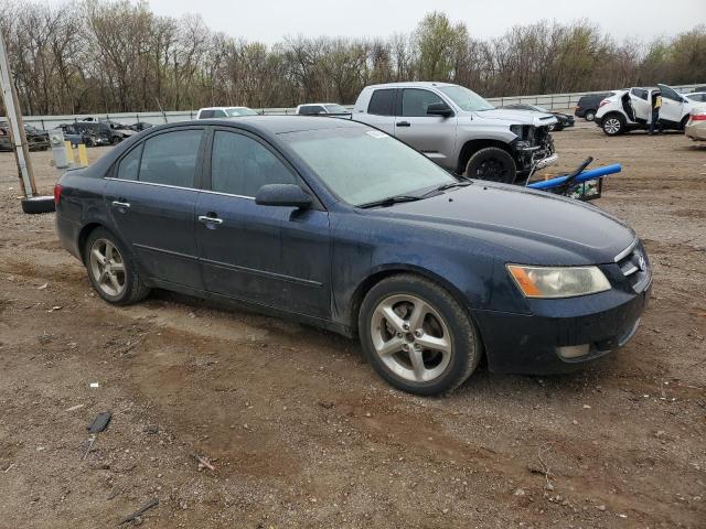 5NPEU46F77H210685 - 2007 HYUNDAI SONATA SE BLUE photo 4