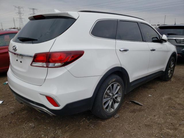 KM8SM4HF0HU220686 - 2017 HYUNDAI SANTA FE SE WHITE photo 3