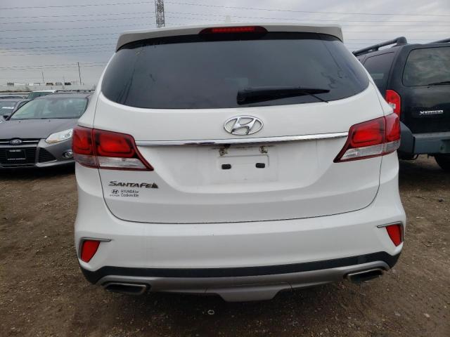 KM8SM4HF0HU220686 - 2017 HYUNDAI SANTA FE SE WHITE photo 6