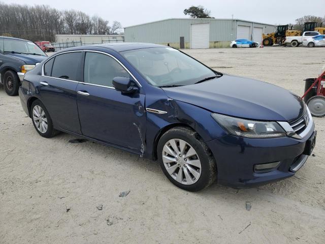 1HGCR2F84EA187919 - 2014 HONDA ACCORD EXL BLUE photo 4