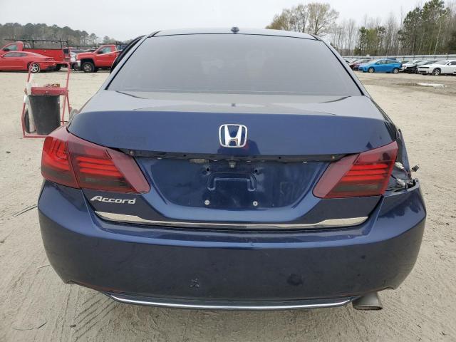 1HGCR2F84EA187919 - 2014 HONDA ACCORD EXL BLUE photo 6