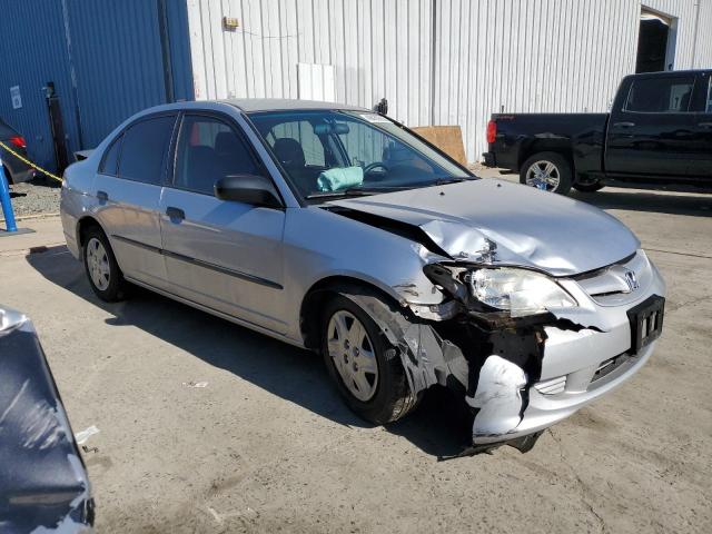 2HGES16384H614580 - 2004 HONDA CIVIC DX VP ვერცხლისფერი ფოტო 4