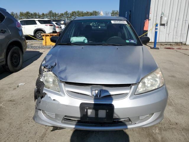 2HGES16384H614580 - 2004 HONDA CIVIC DX VP ვერცხლისფერი ფოტო 5
