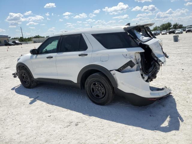1FM5K8AW7MNA14743 - 2021 FORD EXPLORER POLICE INTERCEPTOR თეთრი ფოტო 2