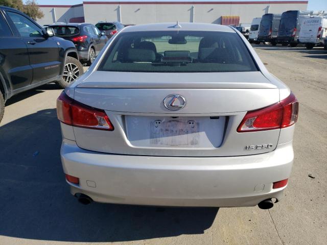 JTHBF5C26B5131746 - 2011 LEXUS IS 250 SILVER photo 6