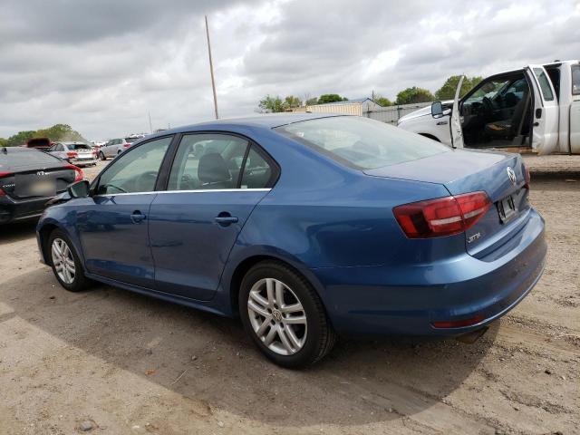 3VW2B7AJ5HM218959 - 2017 VOLKSWAGEN JETTA S BLUE photo 2