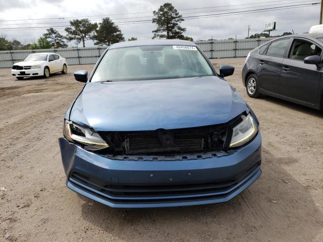 3VW2B7AJ5HM218959 - 2017 VOLKSWAGEN JETTA S BLUE photo 5