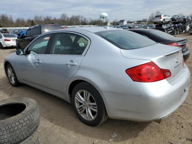 JN1CV6AR1CM974679 - 2012 INFINITI G37 SILVER photo 2