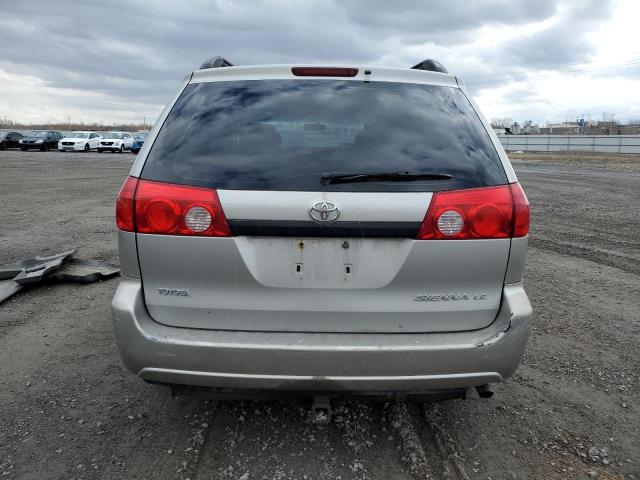 5TDZK23C48S202917 - 2008 TOYOTA SIENNA CE SILVER photo 6