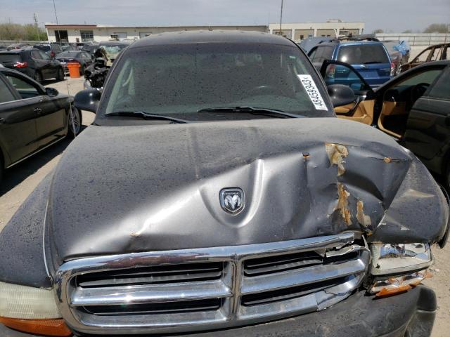 1D7HG38N44S675284 - 2004 DODGE DAKOTA QUAD SPORT GRAY photo 11