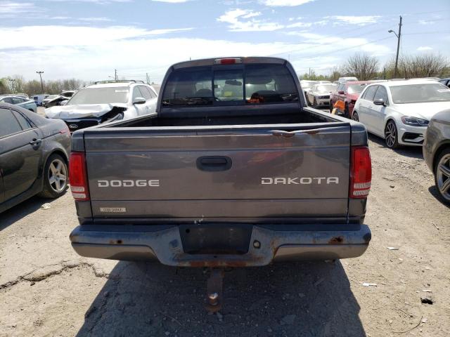 1D7HG38N44S675284 - 2004 DODGE DAKOTA QUAD SPORT GRAY photo 6