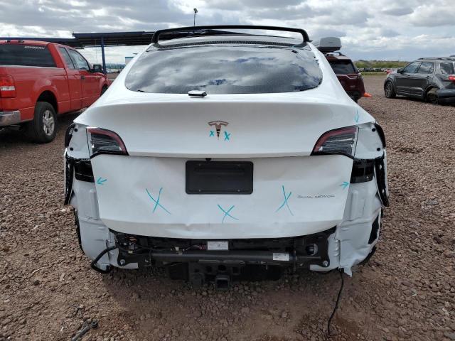 7SAYGDEEXNA013325 - 2022 TESLA MODEL Y WHITE photo 6