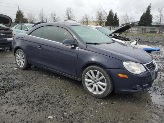 WVWFA71F17V004588 - 2007 VOLKSWAGEN EOS 2.0T LUXURY BLUE photo 4