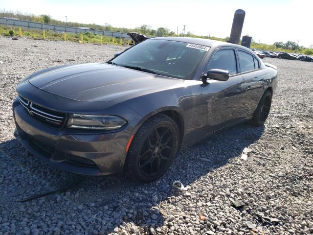 2C3CDXBGXFH795653 - 2015 DODGE CHARGER SE CHARCOAL photo 1