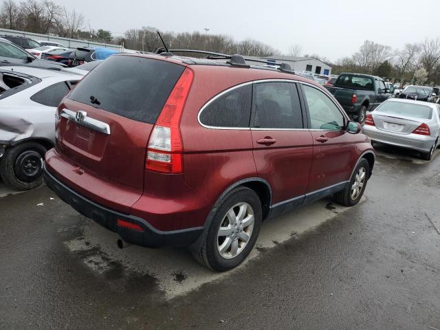 JHLRE48717C110410 - 2007 HONDA CR-V EXL MAROON photo 3