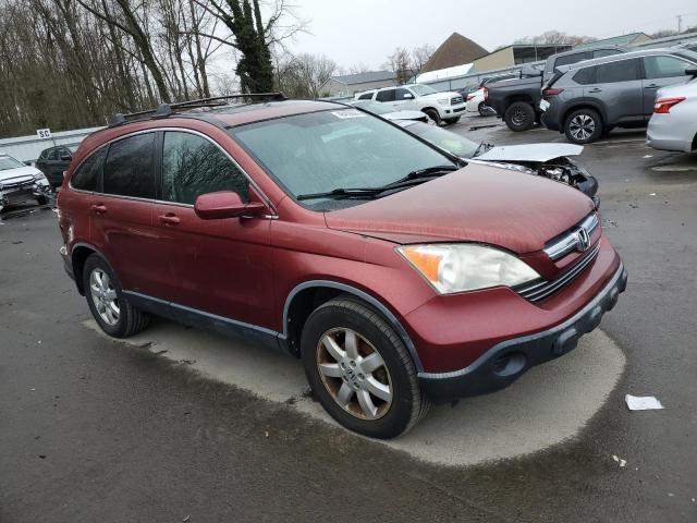 JHLRE48717C110410 - 2007 HONDA CR-V EXL MAROON photo 4