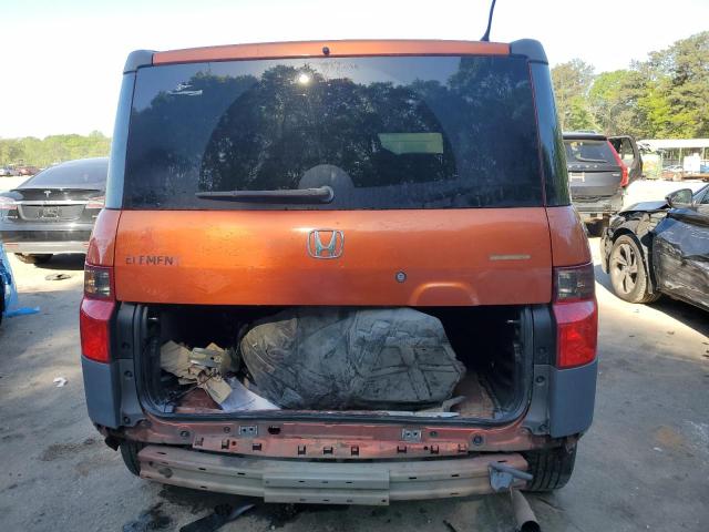 5J6YH185X3L021436 - 2003 HONDA ELEMENT EX ORANGE photo 6