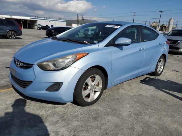 KMHDH4AE4BU123335 - 2011 HYUNDAI ELANTRA GLS BLUE photo 1