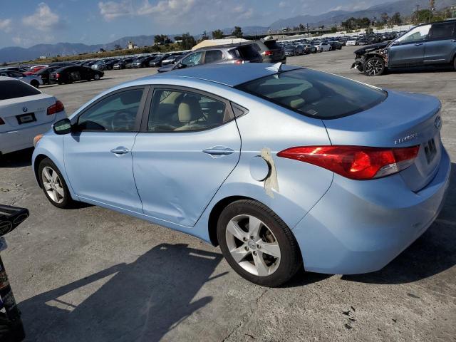 KMHDH4AE4BU123335 - 2011 HYUNDAI ELANTRA GLS BLUE photo 2