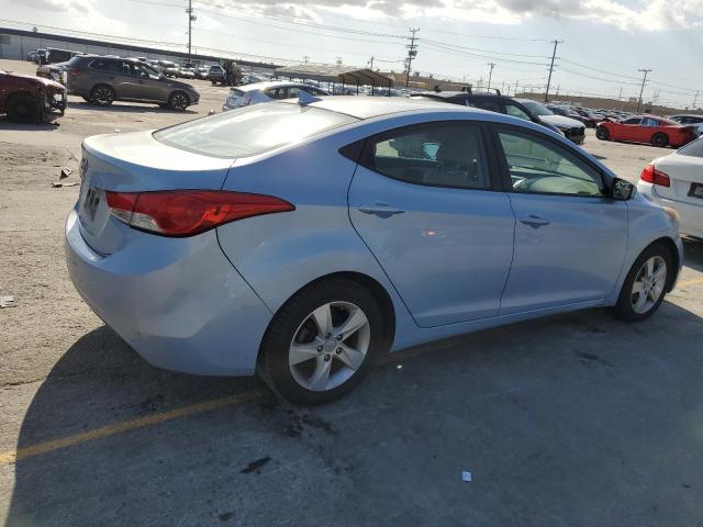 KMHDH4AE4BU123335 - 2011 HYUNDAI ELANTRA GLS BLUE photo 3